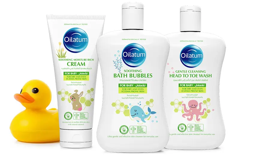Explore the Oilatum Intense range for very dry and eczema prone skin